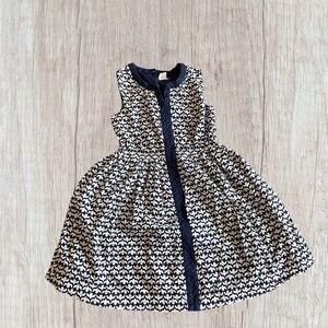 10 Crewcuts Fit and Flare Bird Print Dress
